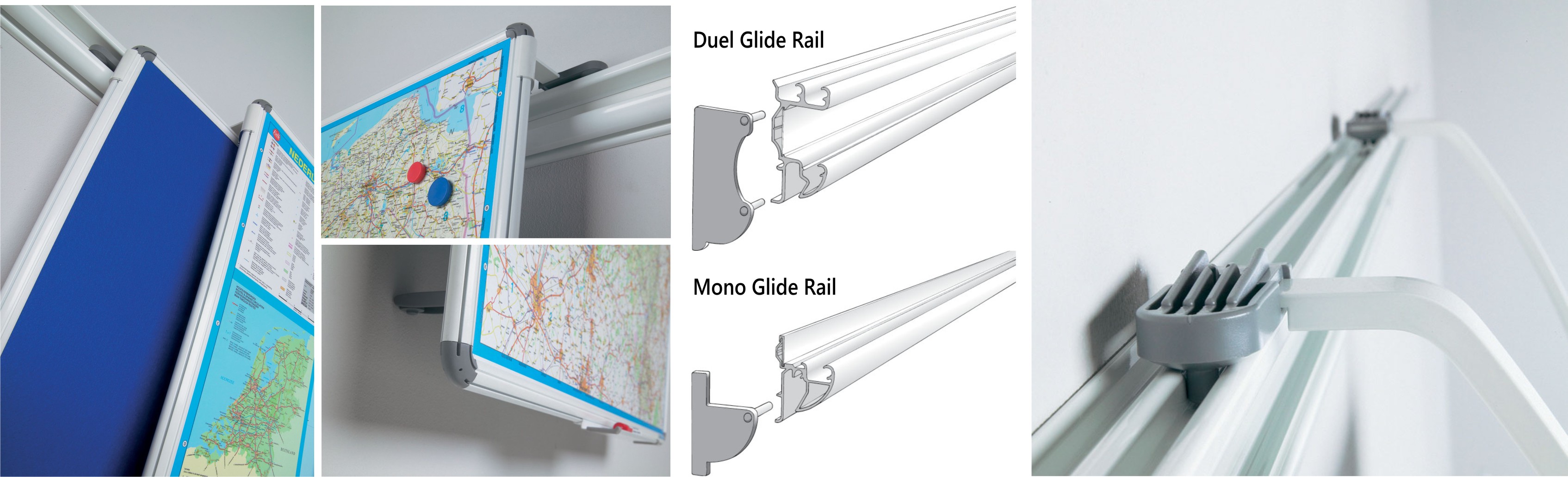 Busy Rail Deluxe - Wall Mounted Rail System